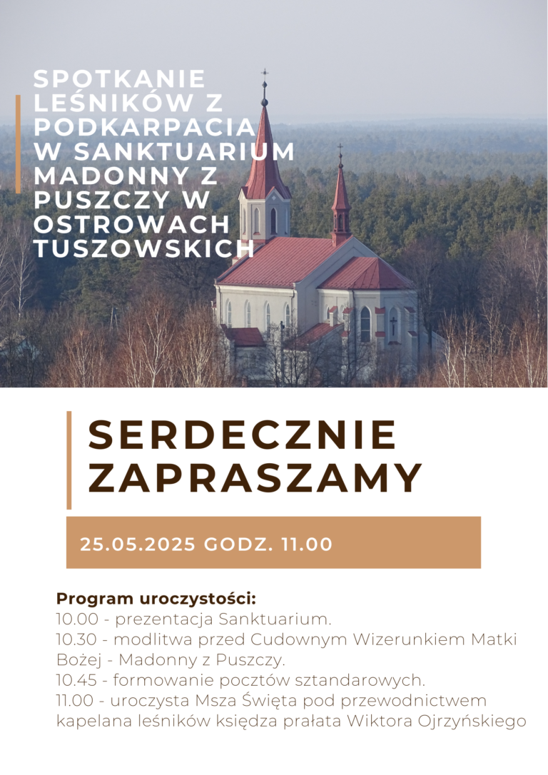 SPOTKANIE LEŚNIKÓW U MADONNY Z PUSZCZY