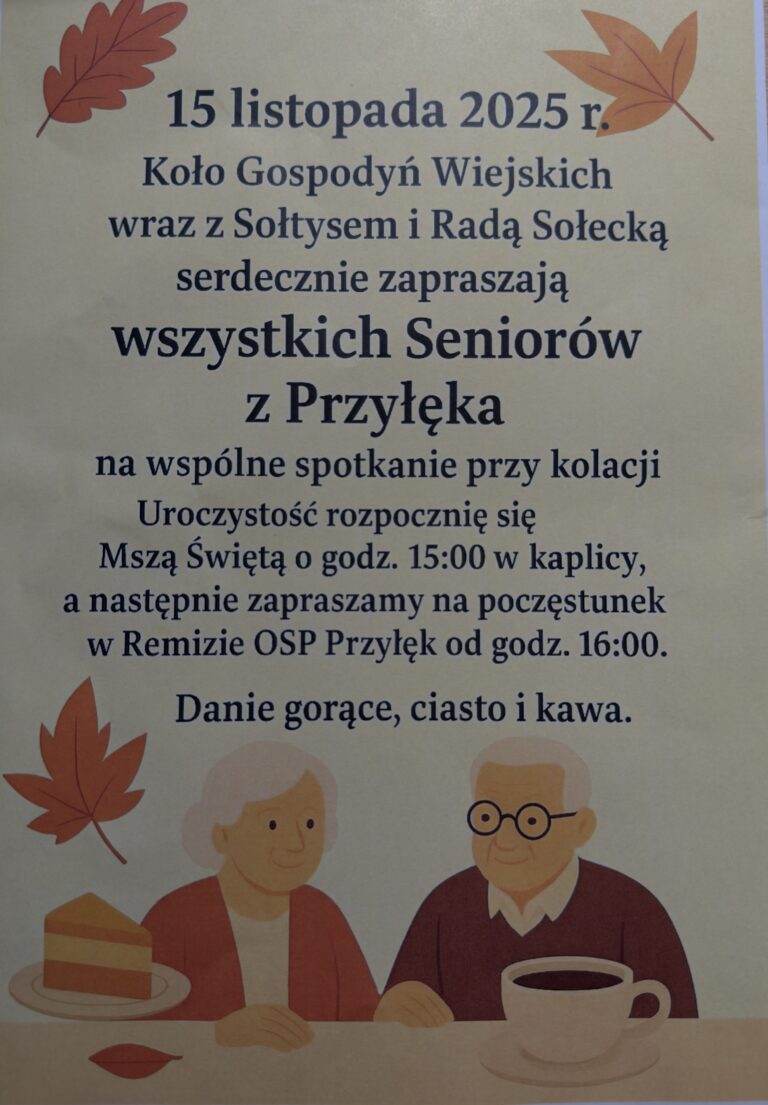 SPOTKANIE SENIORÓW – PRZYŁĘK